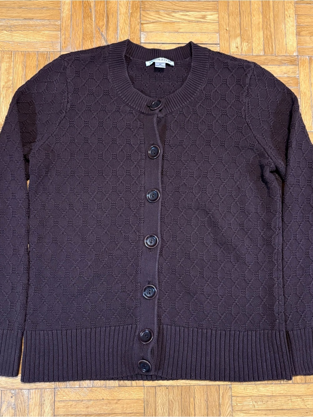 Pendleton Knit Button Up Cardigan